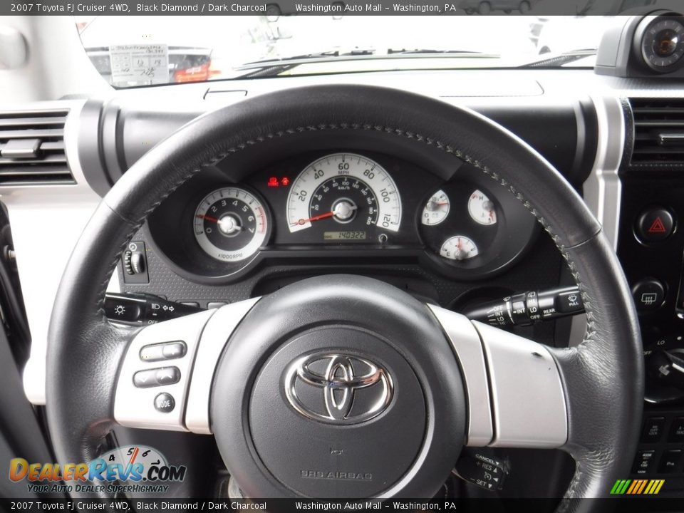 2007 Toyota FJ Cruiser 4WD Black Diamond / Dark Charcoal Photo #20