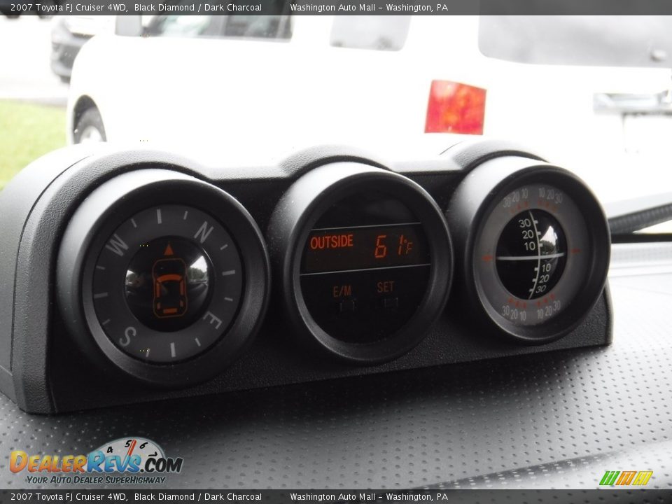 2007 Toyota FJ Cruiser 4WD Black Diamond / Dark Charcoal Photo #21