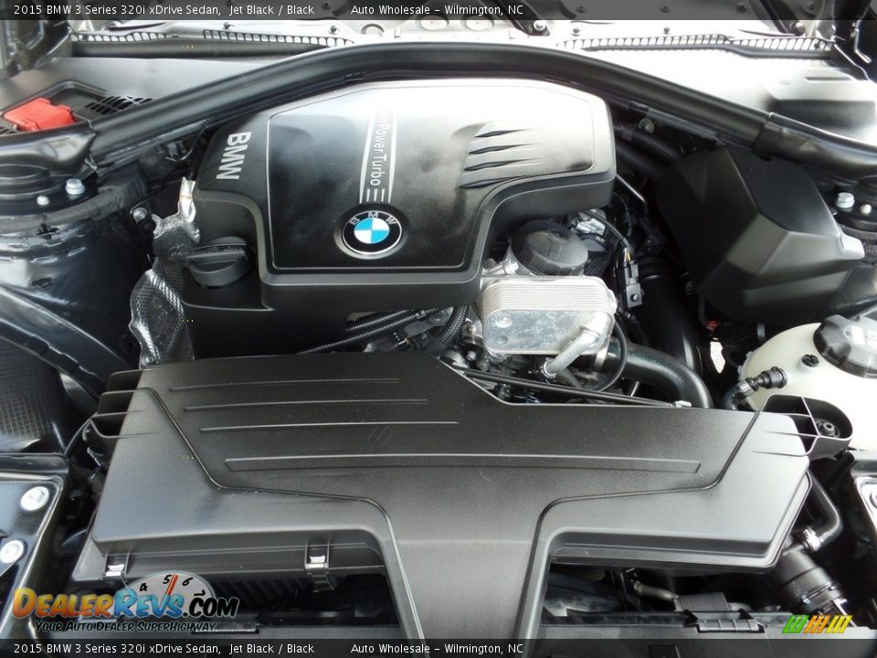 2015 BMW 3 Series 320i xDrive Sedan Jet Black / Black Photo #6