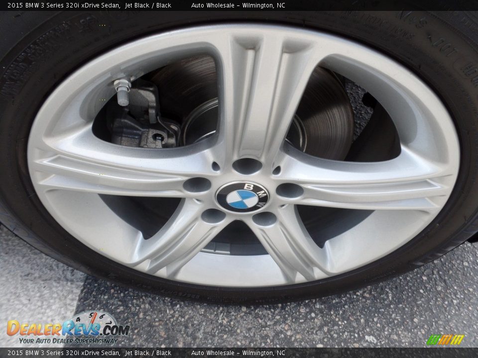 2015 BMW 3 Series 320i xDrive Sedan Jet Black / Black Photo #7