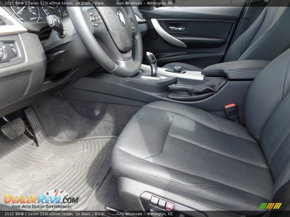 2015 BMW 3 Series 320i xDrive Sedan Jet Black / Black Photo #12
