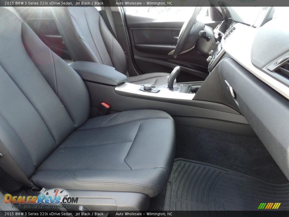 2015 BMW 3 Series 320i xDrive Sedan Jet Black / Black Photo #14
