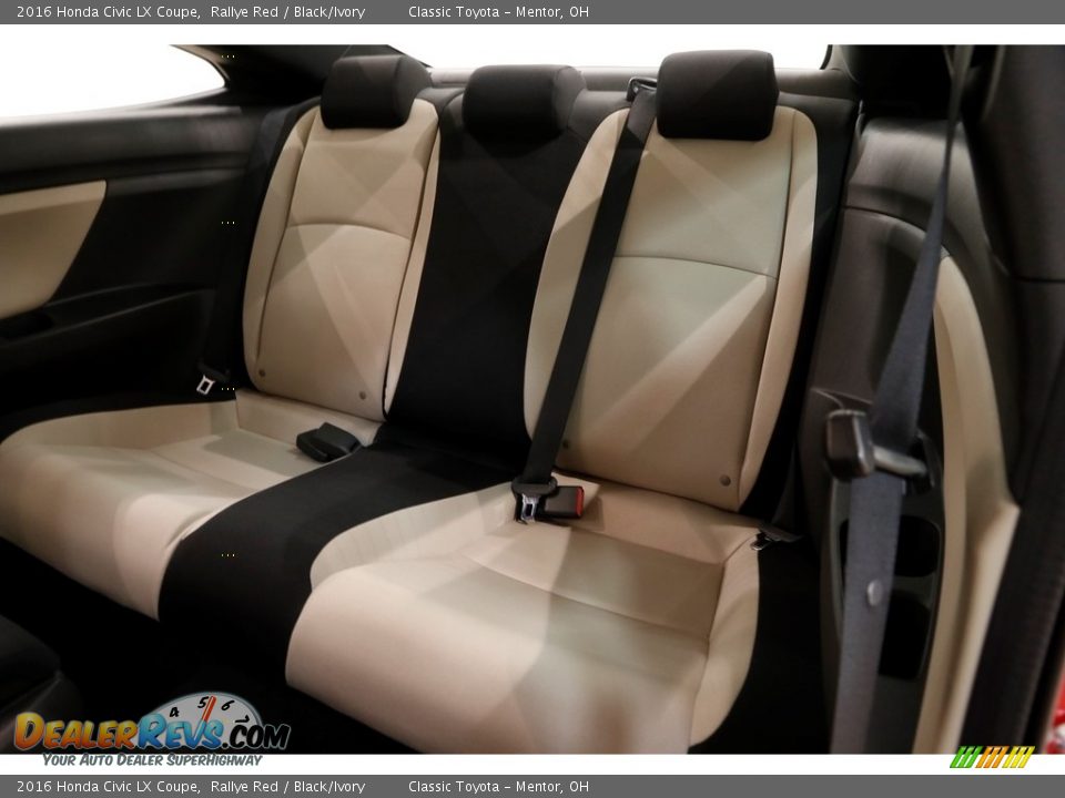 2016 Honda Civic LX Coupe Rallye Red / Black/Ivory Photo #15