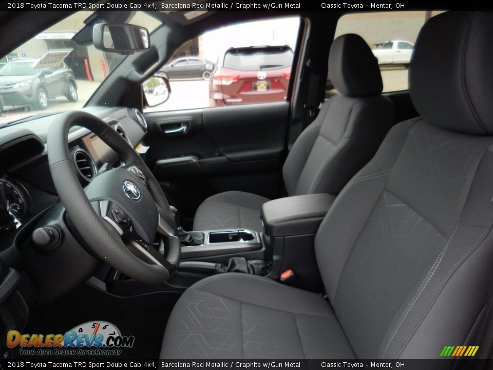 2018 Toyota Tacoma TRD Sport Double Cab 4x4 Barcelona Red Metallic / Graphite w/Gun Metal Photo #3