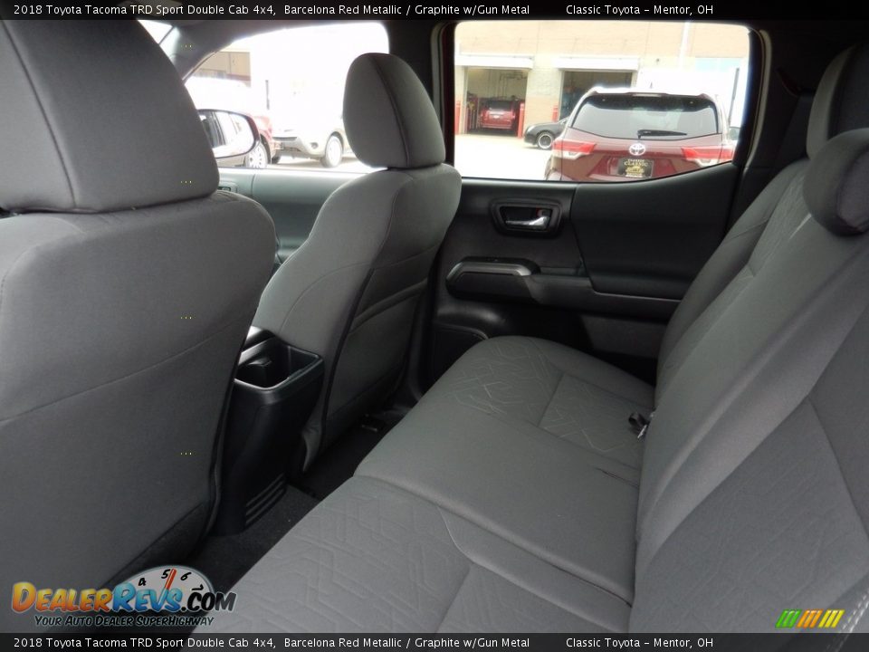 2018 Toyota Tacoma TRD Sport Double Cab 4x4 Barcelona Red Metallic / Graphite w/Gun Metal Photo #4