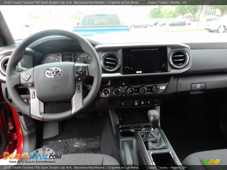 2018 Toyota Tacoma TRD Sport Double Cab 4x4 Barcelona Red Metallic / Graphite w/Gun Metal Photo #5