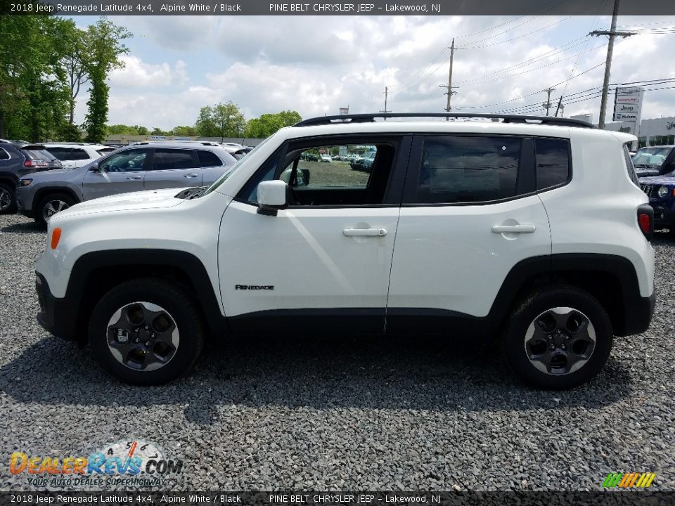 Alpine White 2018 Jeep Renegade Latitude 4x4 Photo #3
