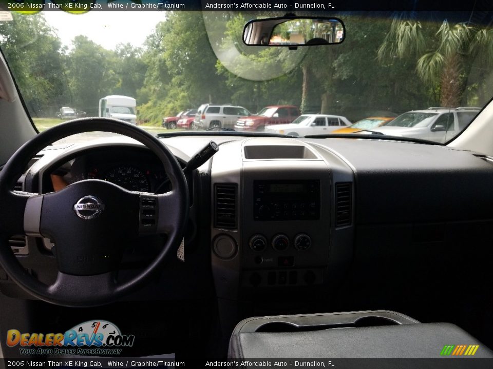 2006 Nissan Titan XE King Cab White / Graphite/Titanium Photo #22