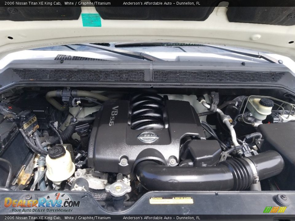 2006 Nissan Titan XE King Cab White / Graphite/Titanium Photo #23