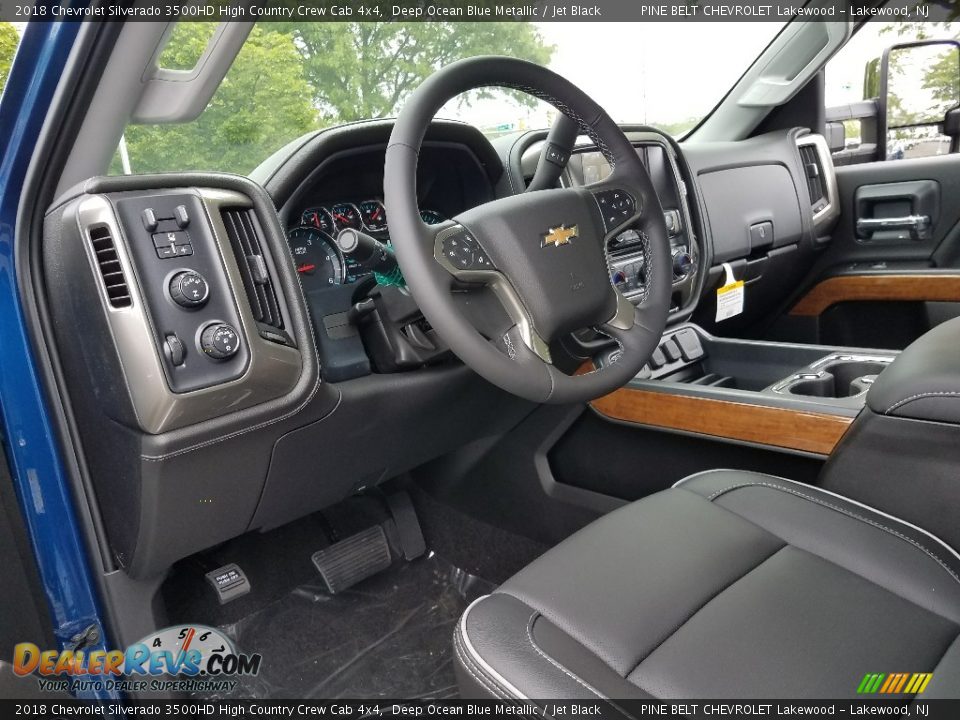 2018 Chevrolet Silverado 3500HD High Country Crew Cab 4x4 Deep Ocean Blue Metallic / Jet Black Photo #7