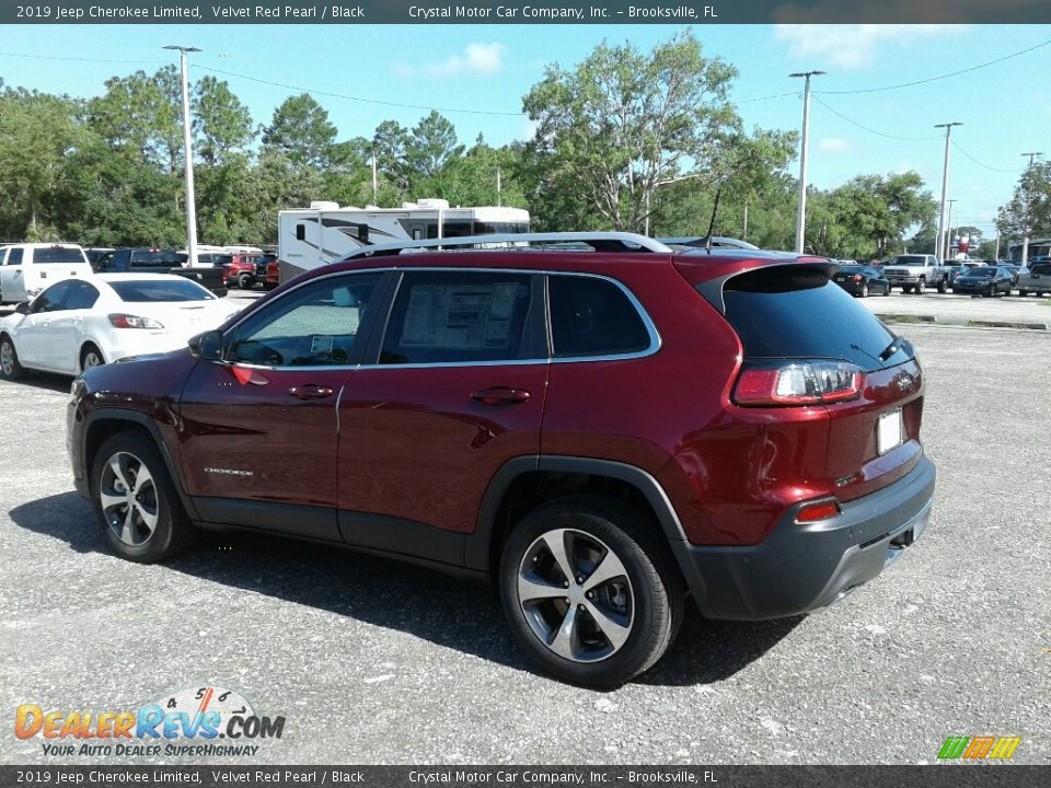 2019 Jeep Cherokee Limited Velvet Red Pearl / Black Photo #3