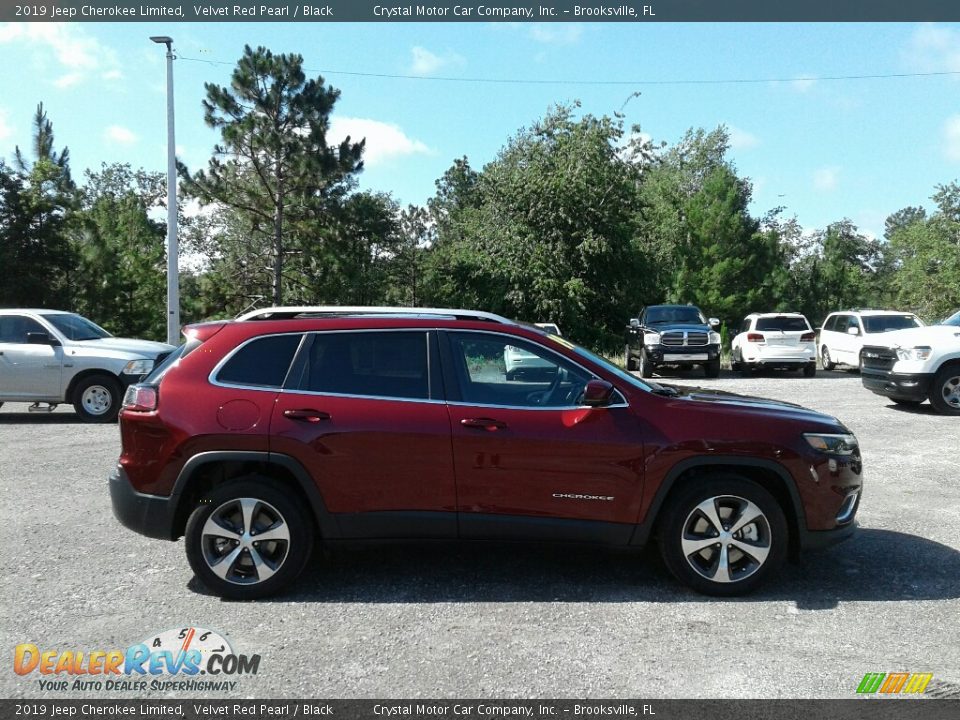 2019 Jeep Cherokee Limited Velvet Red Pearl / Black Photo #6