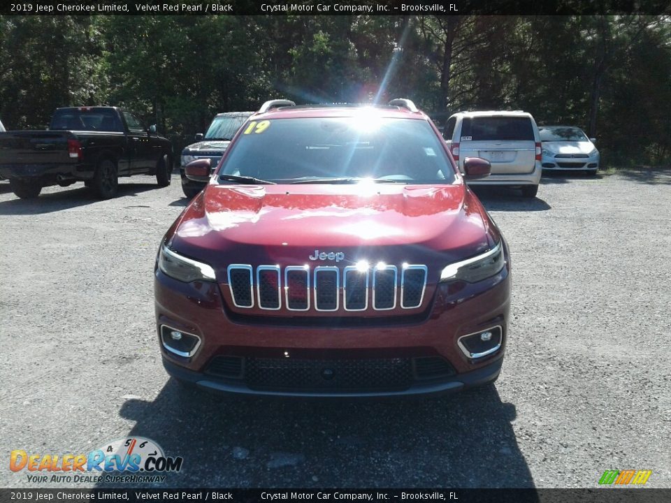 2019 Jeep Cherokee Limited Velvet Red Pearl / Black Photo #8