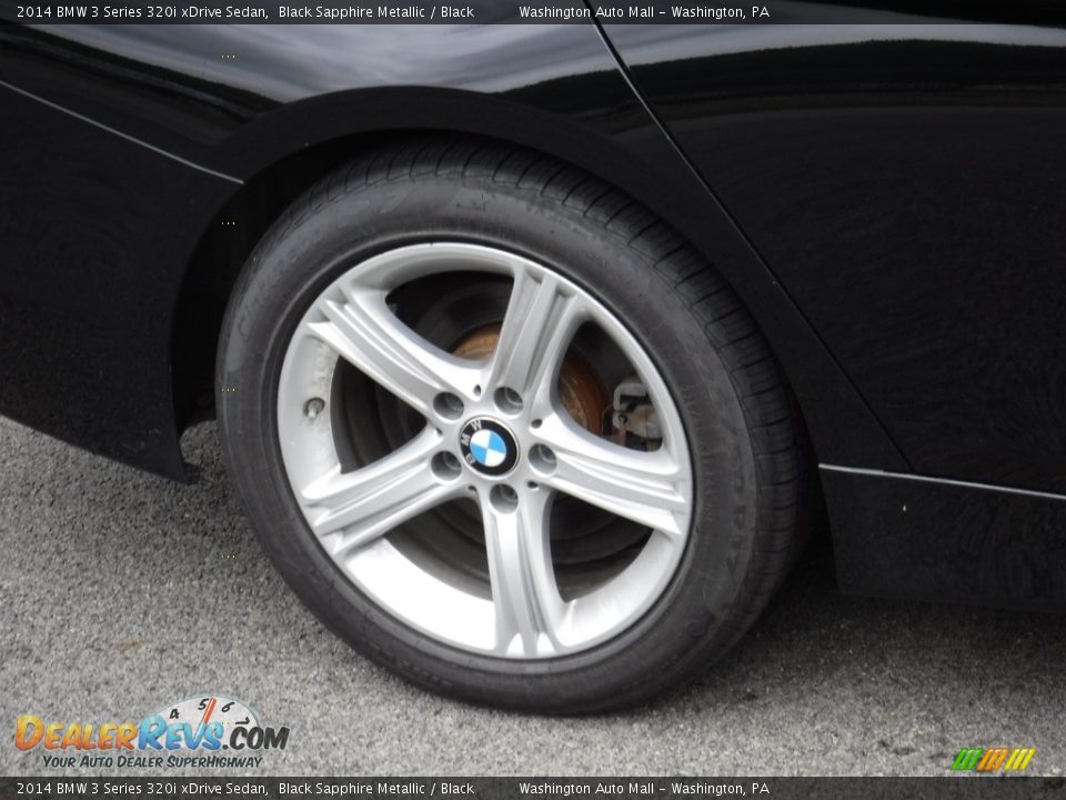 2014 BMW 3 Series 320i xDrive Sedan Black Sapphire Metallic / Black Photo #3