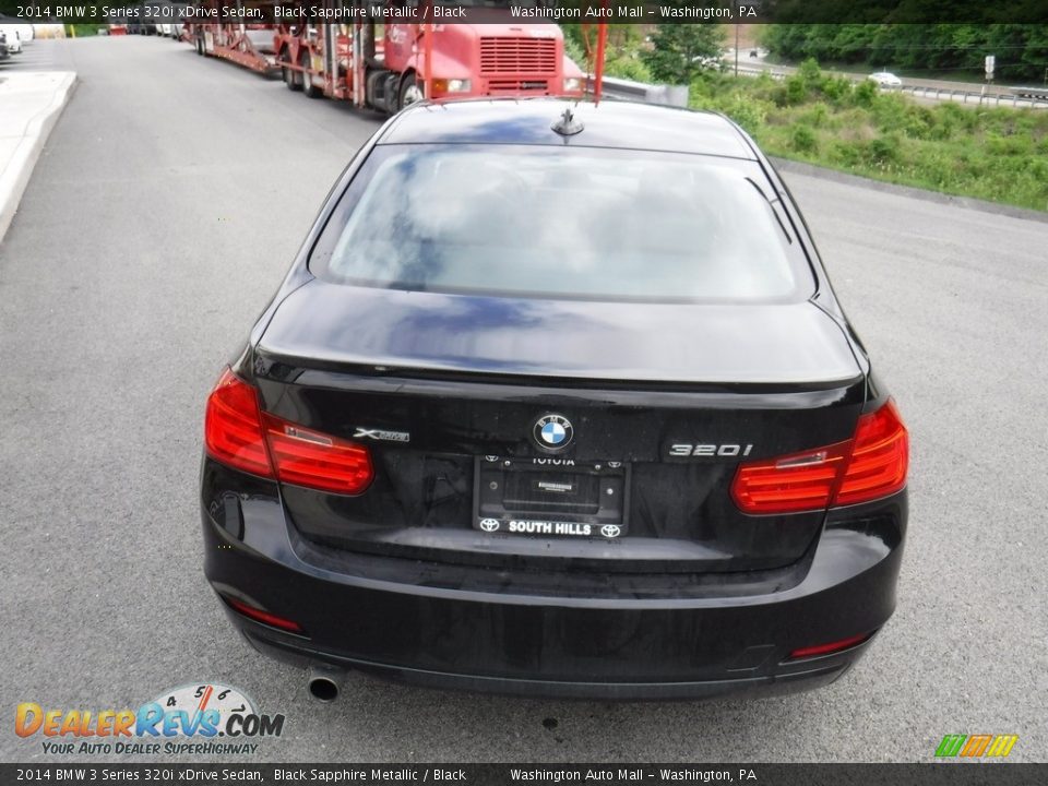 2014 BMW 3 Series 320i xDrive Sedan Black Sapphire Metallic / Black Photo #10