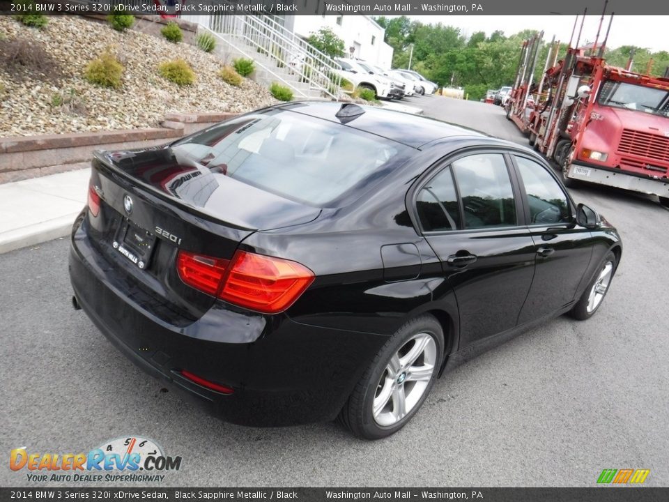 2014 BMW 3 Series 320i xDrive Sedan Black Sapphire Metallic / Black Photo #11