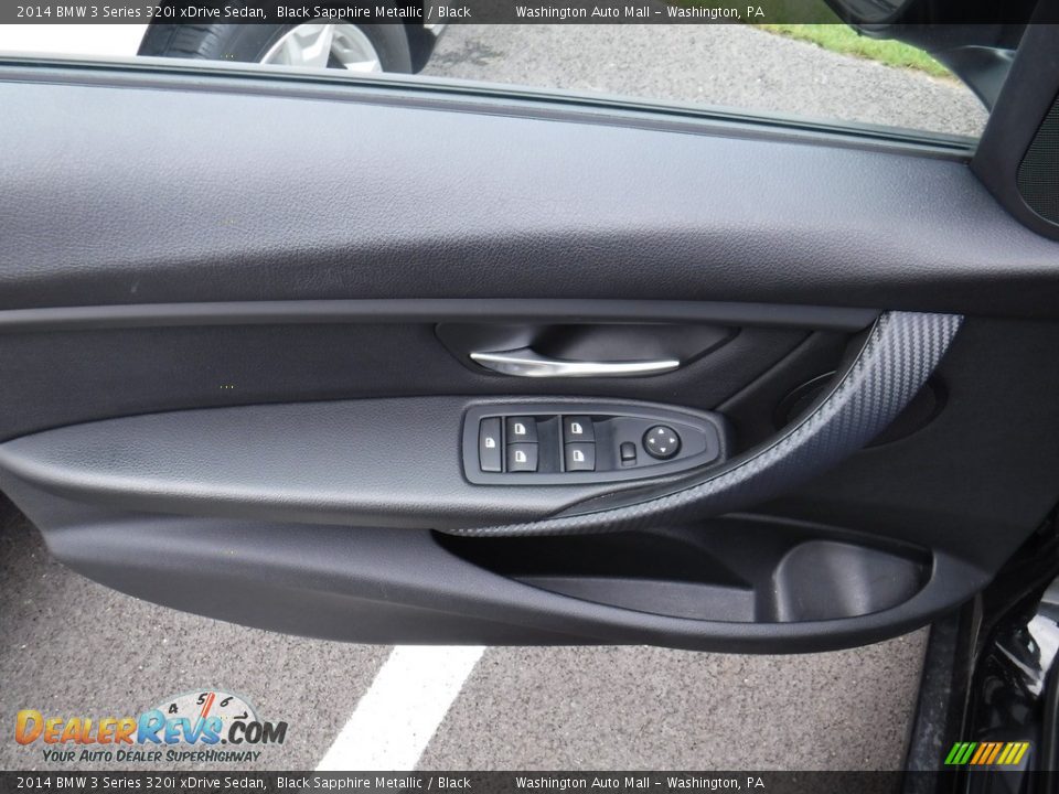 2014 BMW 3 Series 320i xDrive Sedan Black Sapphire Metallic / Black Photo #13