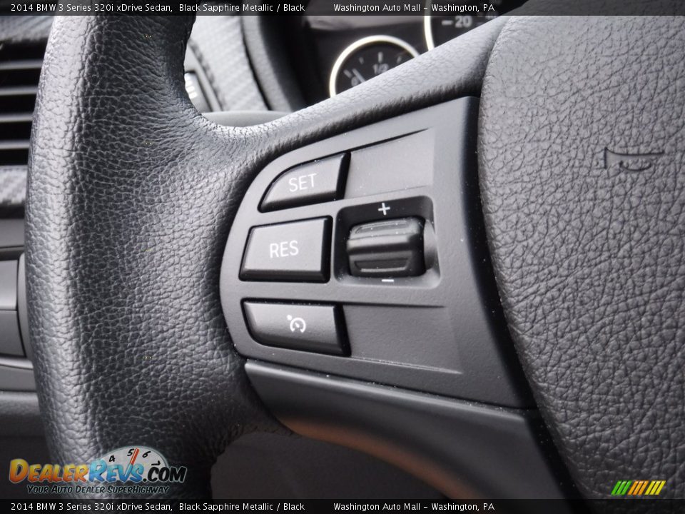 2014 BMW 3 Series 320i xDrive Sedan Black Sapphire Metallic / Black Photo #21