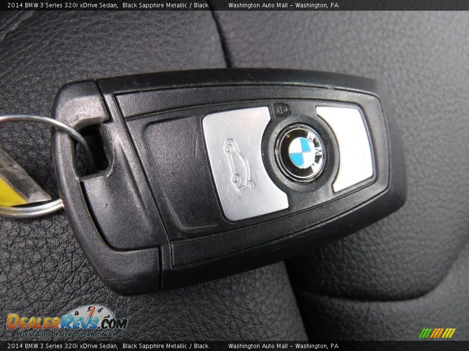 2014 BMW 3 Series 320i xDrive Sedan Black Sapphire Metallic / Black Photo #24