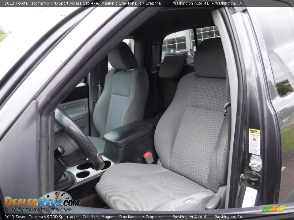 2013 Toyota Tacoma V6 TRD Sport Access Cab 4x4 Magnetic Gray Metallic / Graphite Photo #11
