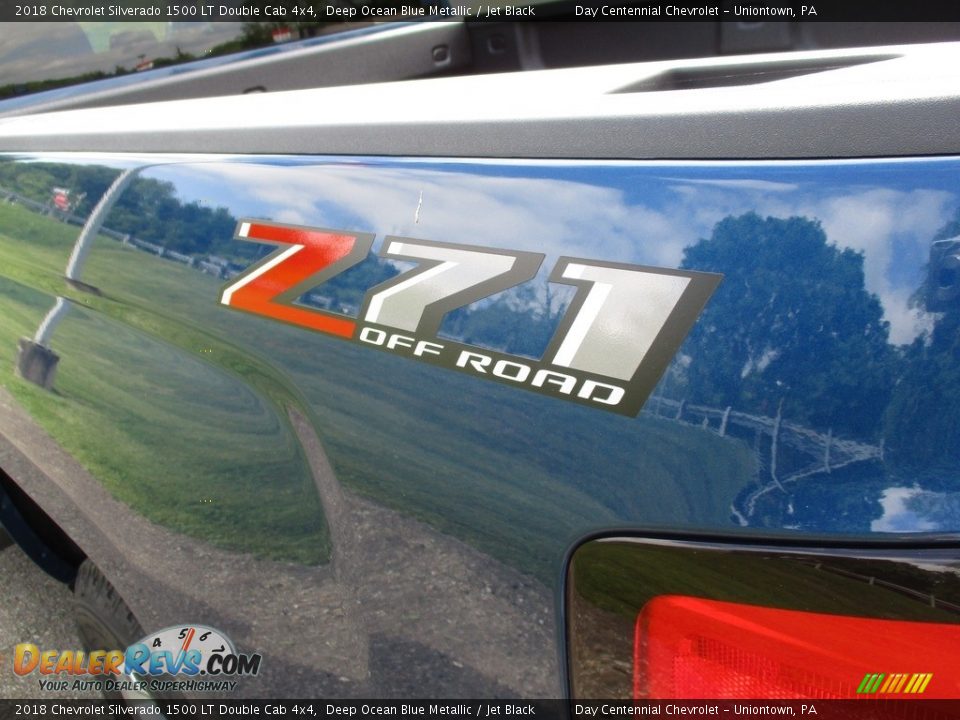2018 Chevrolet Silverado 1500 LT Double Cab 4x4 Deep Ocean Blue Metallic / Jet Black Photo #7