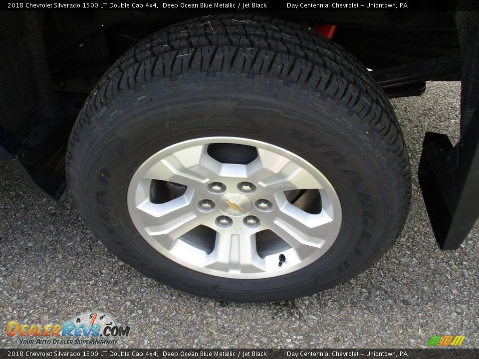 2018 Chevrolet Silverado 1500 LT Double Cab 4x4 Deep Ocean Blue Metallic / Jet Black Photo #8