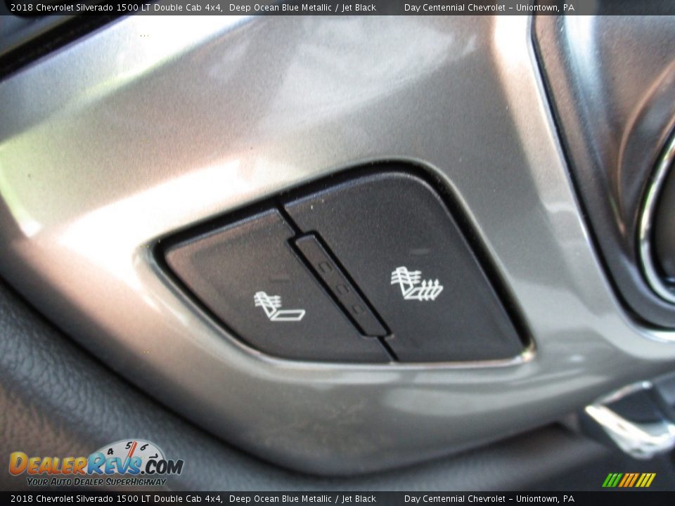 2018 Chevrolet Silverado 1500 LT Double Cab 4x4 Deep Ocean Blue Metallic / Jet Black Photo #14