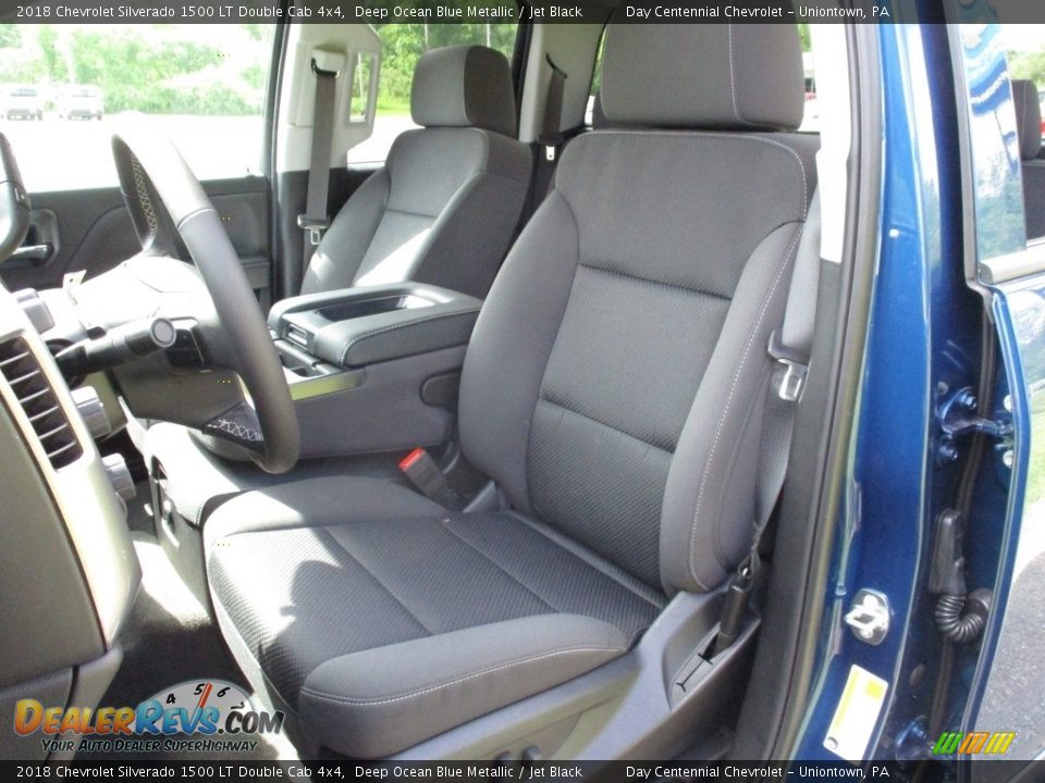 2018 Chevrolet Silverado 1500 LT Double Cab 4x4 Deep Ocean Blue Metallic / Jet Black Photo #16