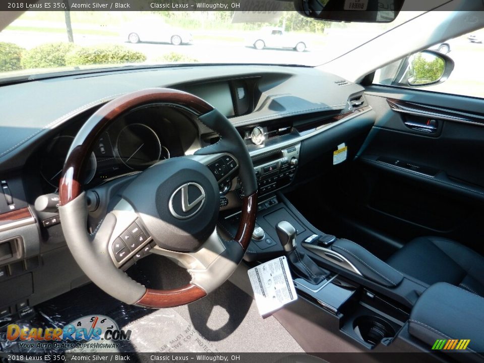 2018 Lexus ES 350 Atomic Silver / Black Photo #2