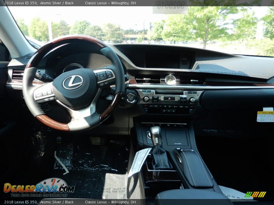 2018 Lexus ES 350 Atomic Silver / Black Photo #4