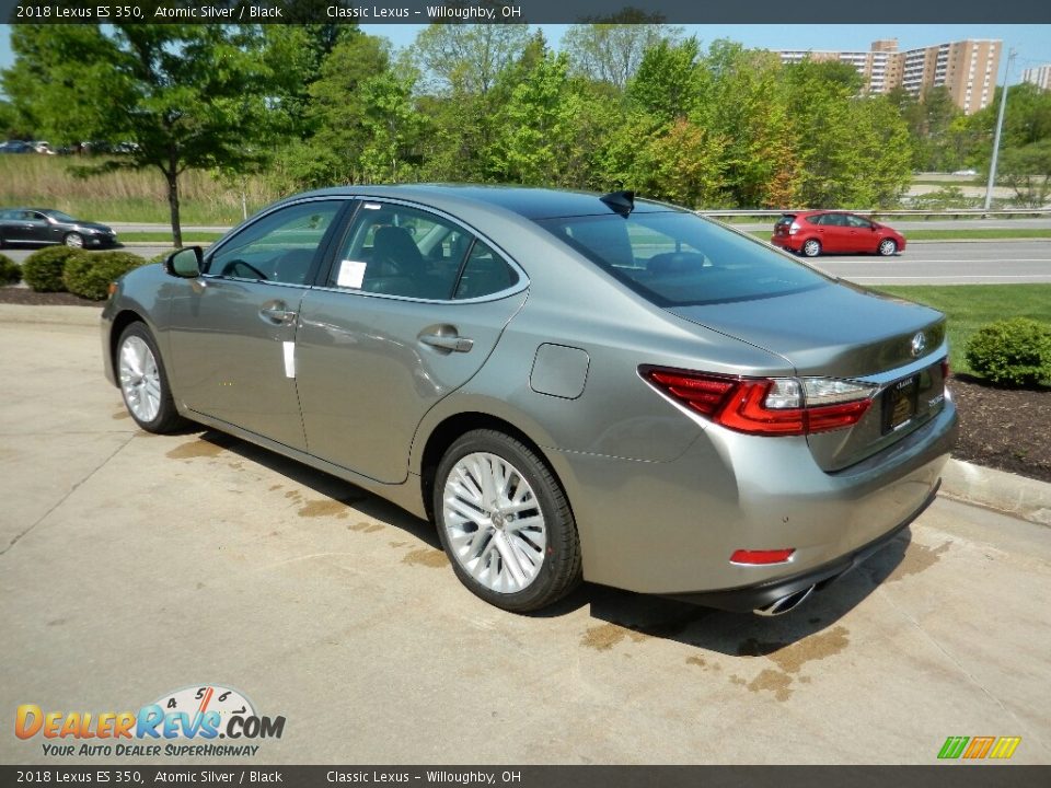 2018 Lexus ES 350 Atomic Silver / Black Photo #5