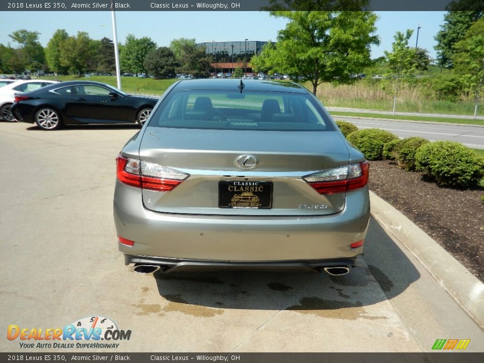 2018 Lexus ES 350 Atomic Silver / Black Photo #6