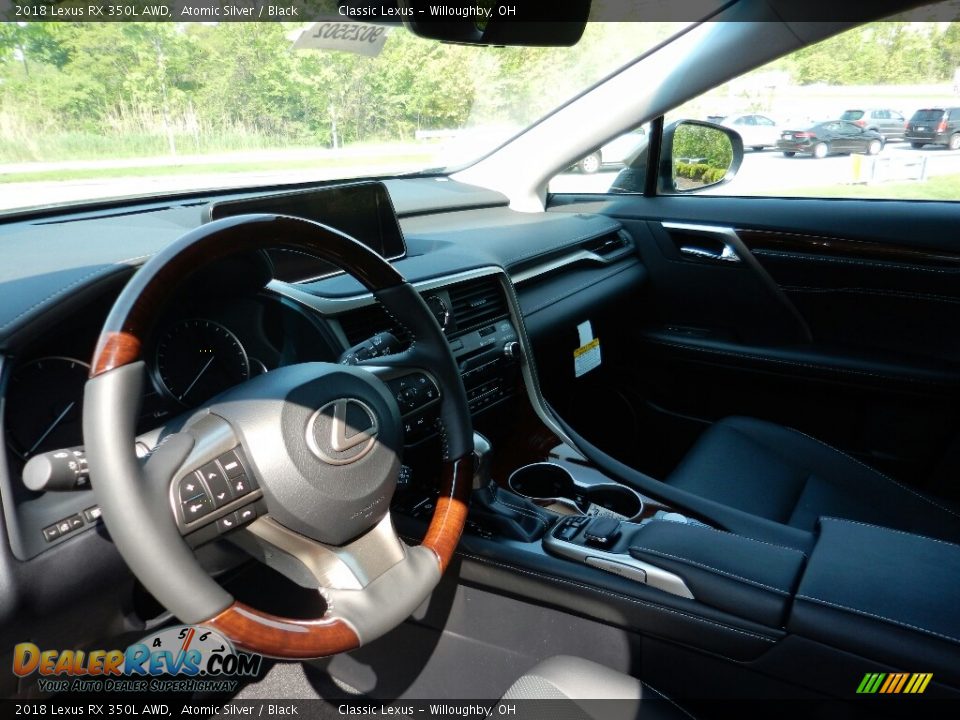 2018 Lexus RX 350L AWD Atomic Silver / Black Photo #2