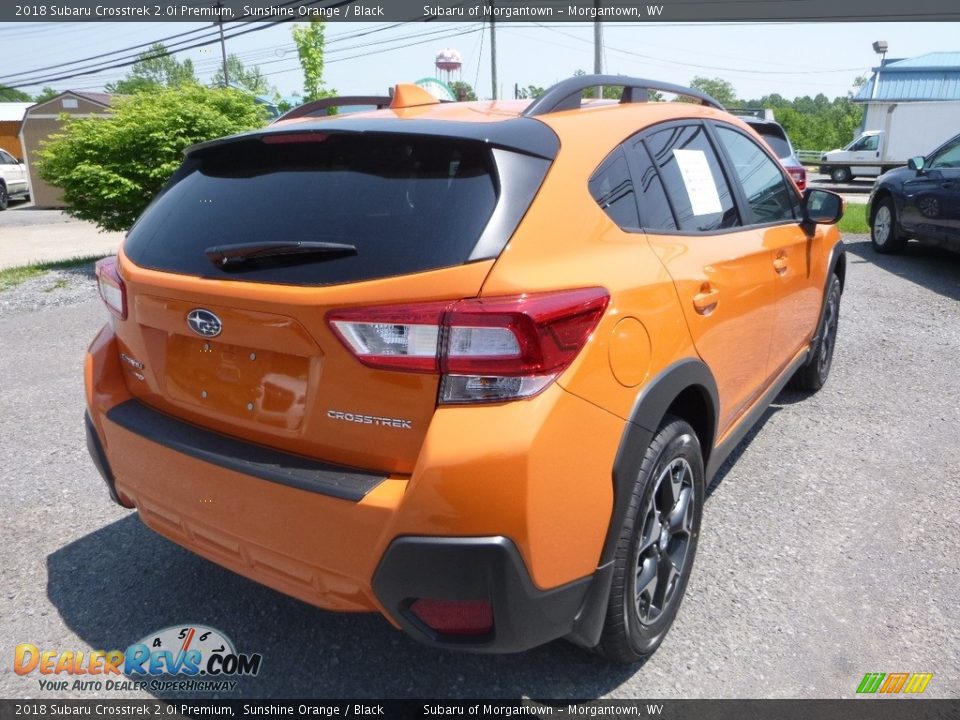 2018 Subaru Crosstrek 2.0i Premium Sunshine Orange / Black Photo #4