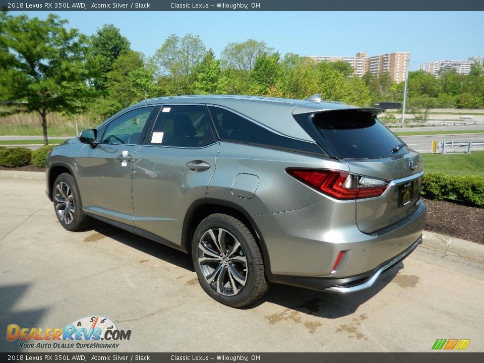 2018 Lexus RX 350L AWD Atomic Silver / Black Photo #5