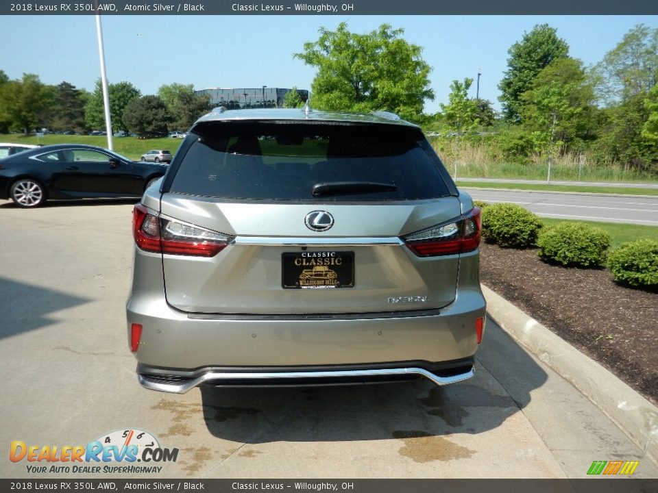 2018 Lexus RX 350L AWD Atomic Silver / Black Photo #6