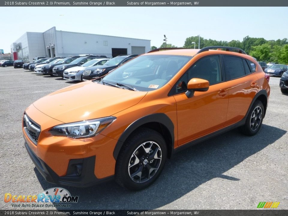 2018 Subaru Crosstrek 2.0i Premium Sunshine Orange / Black Photo #8
