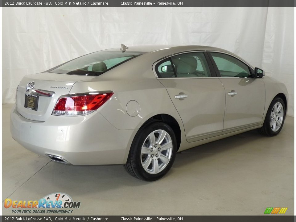 2012 Buick LaCrosse FWD Gold Mist Metallic / Cashmere Photo #2