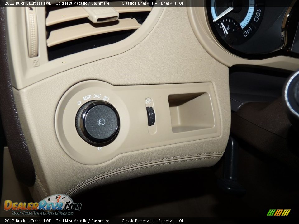 2012 Buick LaCrosse FWD Gold Mist Metallic / Cashmere Photo #11