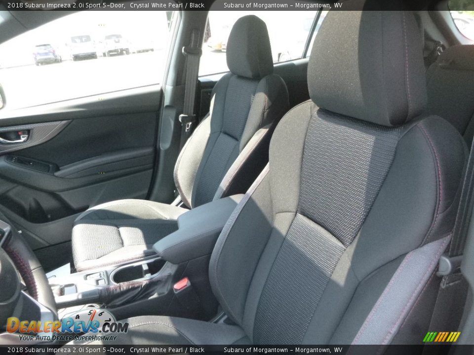 2018 Subaru Impreza 2.0i Sport 5-Door Crystal White Pearl / Black Photo #15
