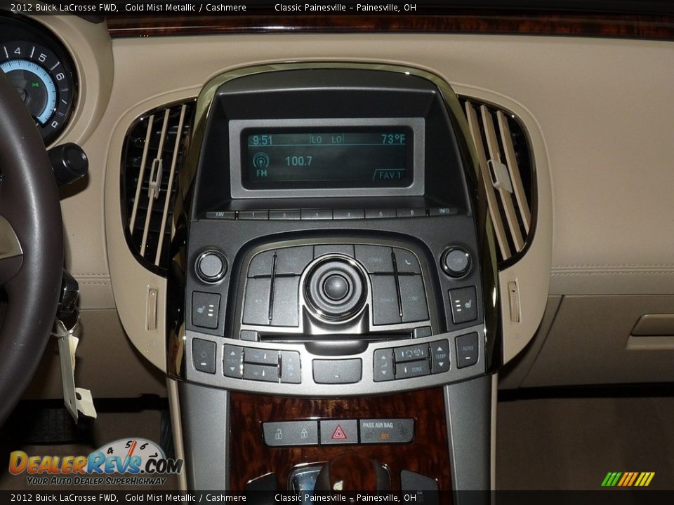 2012 Buick LaCrosse FWD Gold Mist Metallic / Cashmere Photo #13