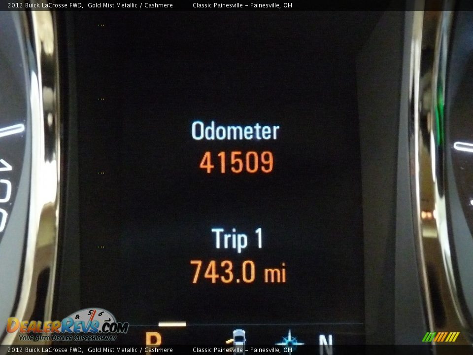 2012 Buick LaCrosse FWD Gold Mist Metallic / Cashmere Photo #15