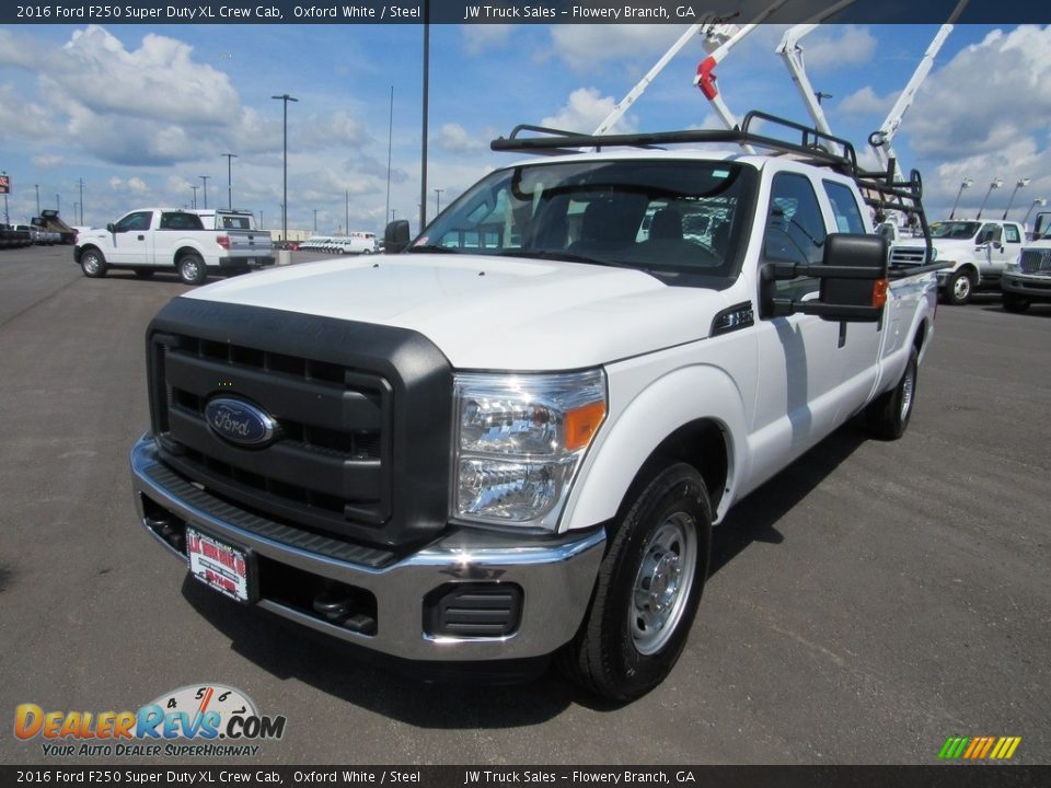 2016 Ford F250 Super Duty XL Crew Cab Oxford White / Steel Photo #1