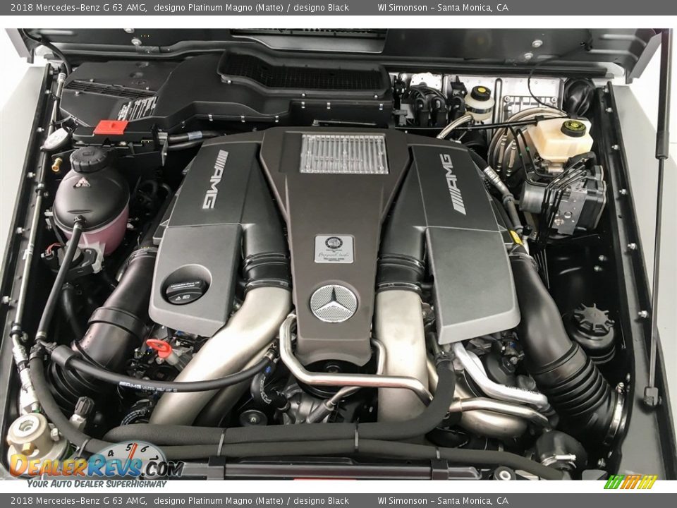 2018 Mercedes-Benz G 63 AMG 5.5 Liter AMG biturbo DOHC 32-Valve VVT V8 Engine Photo #9