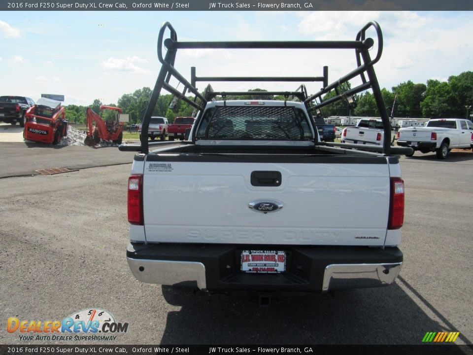 2016 Ford F250 Super Duty XL Crew Cab Oxford White / Steel Photo #4