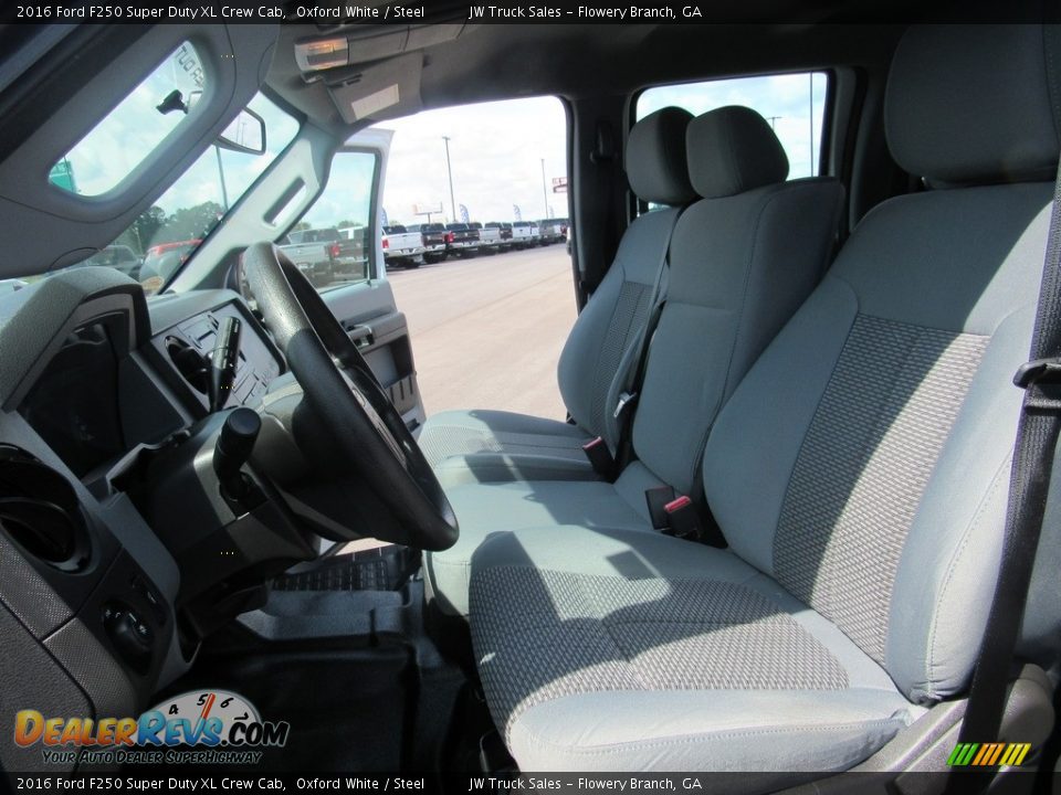 2016 Ford F250 Super Duty XL Crew Cab Oxford White / Steel Photo #15