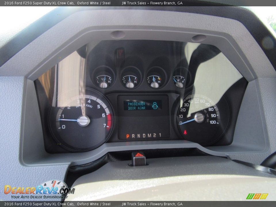 2016 Ford F250 Super Duty XL Crew Cab Oxford White / Steel Photo #21