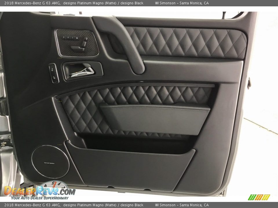 2018 Mercedes-Benz G 63 AMG designo Platinum Magno (Matte) / designo Black Photo #29