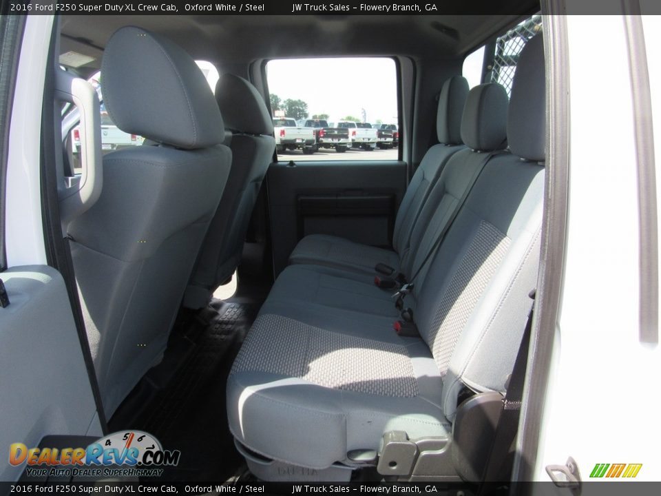 2016 Ford F250 Super Duty XL Crew Cab Oxford White / Steel Photo #27
