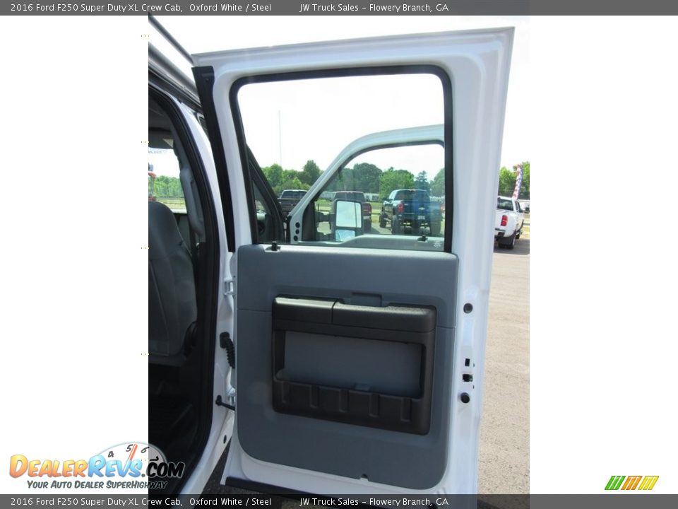 2016 Ford F250 Super Duty XL Crew Cab Oxford White / Steel Photo #28